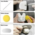 thumbnail image 6 of Air Dry Clay Glaze & 29pcs Pottery Tool Kit, 3.4 fl oz, Gloss Varnish for Scratch-Resistant Finish, Carving, Molding & Shaping Crafts, 6 of 8