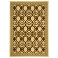 thumbnail image 6 of SAFAVIEH Courtyard Colton Geometric Indoor/Outdoor Area Rug, Natural/Brown, 6'7" x 6'7" Round, 6 of 11