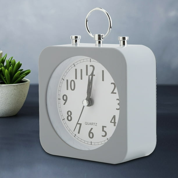 Reloj despertador vintage, reloj despertador silencioso clásico retro vintage con ultra capacidad de respuesta