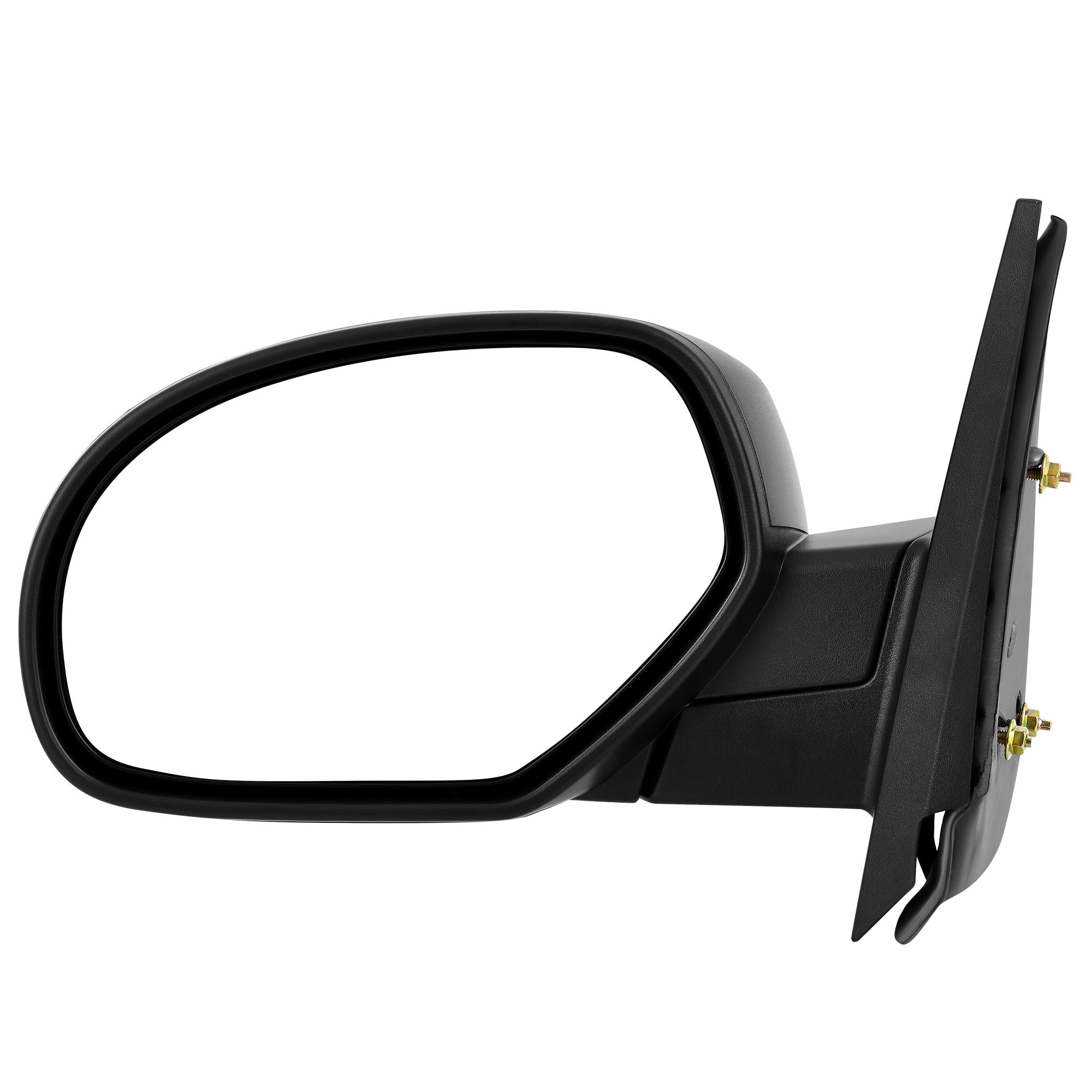 LEDKINGDOMUS Left Side Power Heated Manual Folding Mirror Replacement for 2007-2013 Chevy Silverado 1500/2500/3500 Avalanche GMC Sierra 1500/2500/3500 (LH Driver Side)
