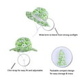 thumbnail image 7 of Odeerbi Hawaii Beach Hats for Boys Girls Bucket Hats for Sun Protection Fishermen Hat Summer Kids Colorful Fruit Print Hat With Hat Rope Green, 7 of 7