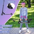 thumbnail image 4 of Light  Kick Scooter for Kids & Teens, Foldable, Lightweight, 3 Speed Levels,  Load 155 LBS, 4 of 5