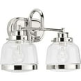 thumbnail image 1 of Progress Lighting P300081-104 75W Medium Bath Bracket, Polished Nickel, 1 of 1