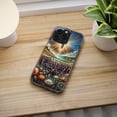 thumbnail image 5 of DistinctInk Hybrid (Acrylic / TPU) Clear Slim Fit Case for Apple iPhone 14 Pro (6.1" Screen) - "1 John 4:7 – Love: A Divine Connection", 5 of 8