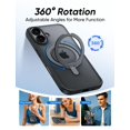 thumbnail image 2 of Funda MAGIC JOHN para iPhone 16 con soporte magnético giratorio de 360°, 2 of 9