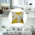 thumbnail image 5 of BANET Pillowcase  Daisy Yellow Floral Flowers Striped Square Throw Pillow Cover Protector Pillow Sham Pillow Case with Zipper Set of 2 12x12in, 5 of 7