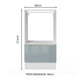 thumbnail image 2 of Mueble Para Horno y Microondas Madesa Lux Sin Encimera, 2 of 5