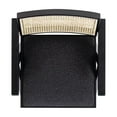 thumbnail image 5 of Jennifer Taylor Home Milan 25.5" Modern Resin Webbing Back Bar Stool with Arms, Set of 3, Ebony Black Boucle, 5 of 9