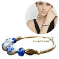 thumbnail image 2 of Bracelet pour Femmes Bracelet en Céramique Perle Bracelet Réglable Bracelet à Revers, 2 of 8