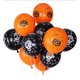thumbnail image 4 of 100 piezas de globos de Halloween de 12 pulgadas, globos negros, blancos y naranjas, juego de globos de calabaza y fantasma, suministros de decoración para fiesta, 4 of 5