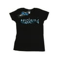 thumbnail image 1 of DC Comics Womens Aquaman Text Logo Cotton T-Shirt, 1 of 3