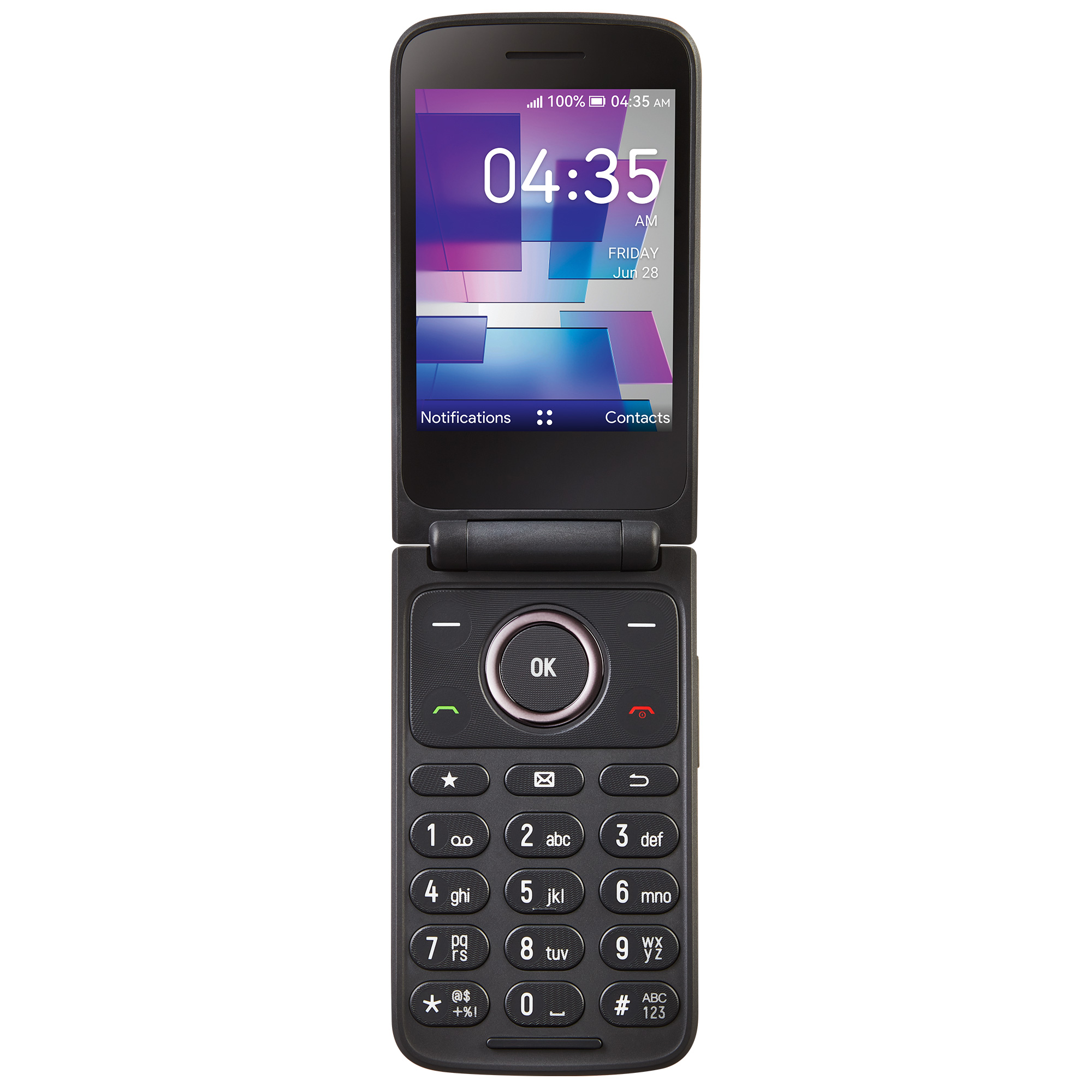 Tracfone TCL Flip 3, 16GB, Gray - Prepaid Feature Phone [Locked to Tracfone]