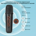 thumbnail image 4 of Mini Máquina de Karaoke Con 2 Micrófonos Inalámbricos para Niños, Altavoz Portátil 5.3 Con Luz Rgb, Regalos de Karaoke para Niñas, Niños, Adultos, Fiesta en Casa, 4 of 7