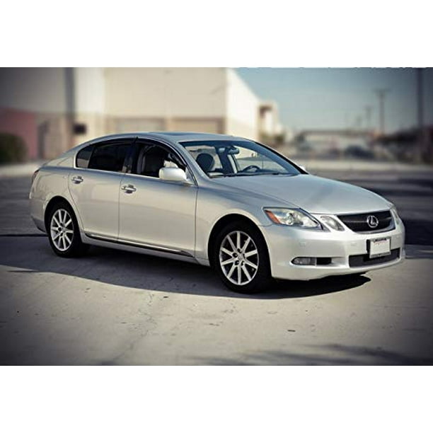 Wellvisors Replacement For 06 11 Lexus Gs300 Gs350 Gs430 Gs450h Gs460 Clip On Chrome Trim Smoke Tinted Side Rain Guard Window Visors Deflectors 3 847lx004 Walmart Com Walmart Com
