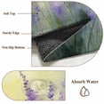 thumbnail image 6 of Non-Slip Rug Pad Rugs Spring Watercolor Flowers Lavender Rectangle Area Rugs 5x7Ft Soft Carpet Pads for Living Room Kids Room, Country Floral Art, 6 of 9