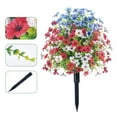 thumbnail image 4 of Flores artificiales, plantas artificiales, decoración de flores falsas, bonsái de jardín, decoración de clavijas de flores artificiales, decoraciones de plantas verdes simuladas, 4 of 7