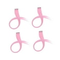 thumbnail image 3 of 4 Uds. Pelucas teñidas con orejas colgantes, pelucas de cabello humano liso de colores, pelucas de Color sólido, extensiones de cabello, pinzas para e Rosa, 3 of 8