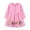 Pink, variant on MEZZALL Toddler Girl Short Sleeve Easter Dress Sundress Cotton Casual Flower Cartoon Dress Sundress, Pink, 1-2 Years