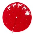 thumbnail image 1 of Gibobby Decoración Navidad Navidad punto falda de punto Navidad falda árbol doble árbol decoración del(Red), 1 of 5