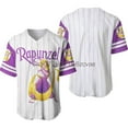 thumbnail image 3 of Disney Rapunzel Maillot de Baseball Princesse Enchevêtré Hommes Femmes Uniformes de Baseball Chemise Graphique Décontractée, 3 of 5