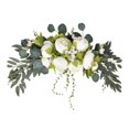 thumbnail image 2 of Wedding Arch Flowers Arch Decor Green Leaves Reception Backdrop Props Artificial white, 2 of 8