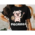 thumbnail image 2 of Funny Pig Painter Animal Pun Gift Men Women Kids Boys Girl T-Shirt Cool Animal Lover Puns Birthday Holiday Presents Men Women Kids Tshirt, 2 of 10