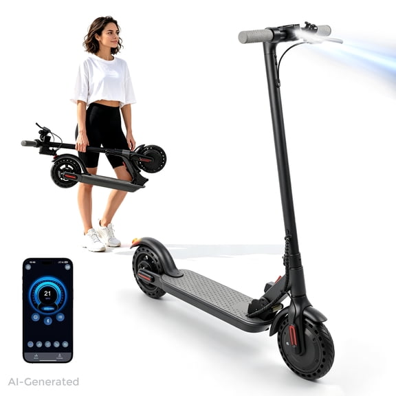 iScooter 350W Electric Scooter for Adults, 6 / 12 /18 Mph 3-Speed Escooter, Up to 15-21 Miles Range, Foldable Commuting Electric Scooter for Teens