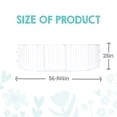 thumbnail image 5 of Regalo Super Wide Baby Gate and Play Yard, 56-144 in, White, Ages 6-24 Months, 5 of 13