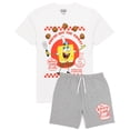 thumbnail image 2 of SpongeBob SquarePants Mens White Short Sleeve Short Leg Pyjama Set, 2 of 5