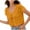 Orange, variant on Women's White V-Neck Short Sleeve Knit Cardigan Sweater Lightweight Open Front for Layering