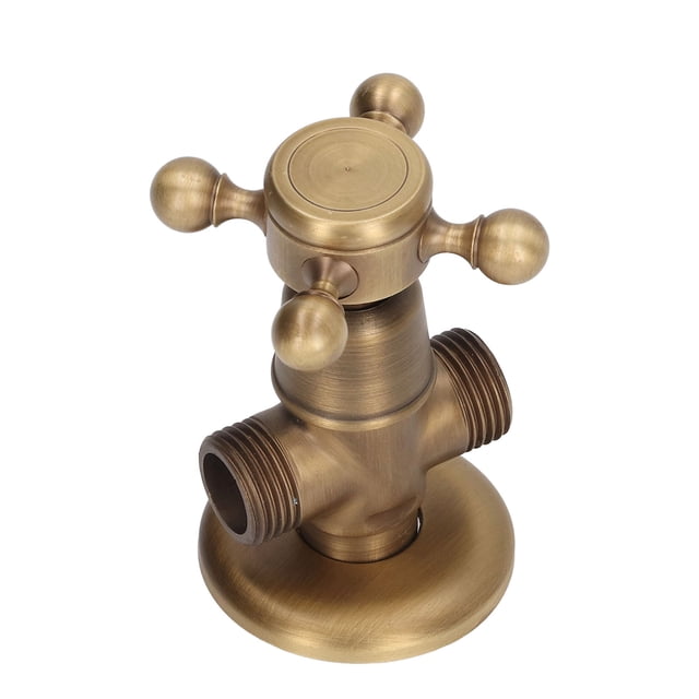 Valve d'Arrêt, Laiton Haute Résistance Anti-Fuite Angle Valve d'Arrêt Anti-Rayures pour Cuisine