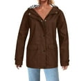 thumbnail image 2 of Npasoilc Jackets For Women Casual Hoodie Full Zip Fall Coat With Pockets Waterproof Rain Jacket Trench Coats Travel Jacket Cycling Bike Jacket, 2 of 6