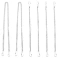 thumbnail image 1 of Miangastore Steel Hanging Chain Silver 6Pcs for Outdoor Use 10.2X0.4X0.2In, 1 of 8