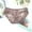 Gray, variant on HUPOM Period Underwear For Women Silk Underwear For Women Low waist Elastic Waist Solid Thong Purple One Size