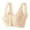 Beige bras for women, variant on Wycnly Bras for Women,Womens Wireless Bras,Womens Bralettes Comfort Lightly Lined Wirefree Seamless Lace Bras Ladies Elder Plus Size Open Closure Push up Bra Underwear