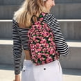 thumbnail image 5 of Balery Trendy Floral Mochila Clásica Impresa Básica para Viaje, Mochila Escolar Resistente al Agua, Mochila de Lona con Correas Ajustables-Small, 5 of 5