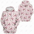 thumbnail image 3 of 2024 Nouveau Chandail à Capuche Imprimé Hello Kitty pour Femmes Automne Ample Décontracté Chandail en Molleton Y2k Vêtements Surdimensionnés Chandail de Rue, 3 of 6