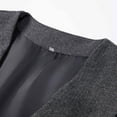thumbnail image 6 of Dovford Mens Vintage Tweed Suit Vest V Neck Casual Wool Waistcoat for Wedding Groomsmen, 6 of 7
