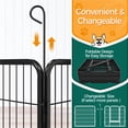 thumbnail image 5 of Yaheetech 31.5"H 16 Panels Heavy Duty Dog Playpen Outdoor & Indoor, Black, 5 of 5