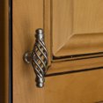 thumbnail image 5 of GlideRite 2-5/8 in. Twisted Rounded End Birdcage Solid Steel Cabinet T-Knobs, Satin Nickel, Pack of 25, 5 of 5