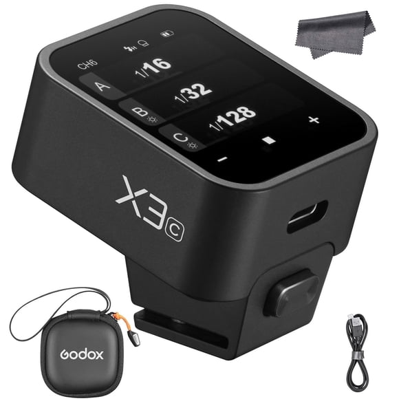 GODOX X3 X3C X3-C Flash Trigger for Canon Cameras, 2.4G TTL Wireless OLED Touchscreen Transmitter, Built-in Lithium Battery Quick Charge (X2T-C Xpro-