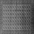thumbnail image 1 of Ahgly Company Indoor Square Oriental Gray Industrial Area Rugs, 5' Square, 1 of 4