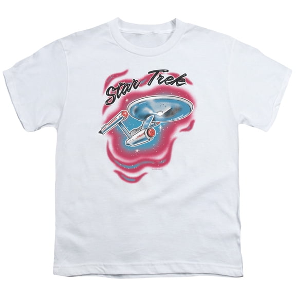Star Trek - Trek Airbrush - Youth Short Sleeve Shirt - X-Large