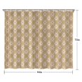 thumbnail image 5 of Golden Christmas Pattern Shower Curtain 84"x72" ,Bathroom Decorative Shower Curtains Set with 12 Hooks,Modern Waterproof Washable Shower Curtain, 5 of 6