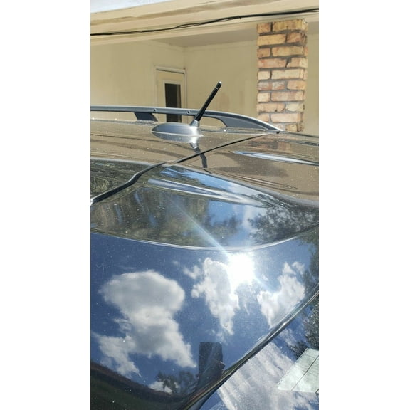 4" inch Short Black Aluminum Antenna Mast AM/FM for INFINITI Fx35-50 QX70 2003-2017