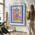 thumbnail image 3 of In my camEra - Drawing Whimsical Pop Art Humor Modern Art Illustration Surrealism Retro Unframed Wall Art Print 9 x 12 inches, 3 of 16