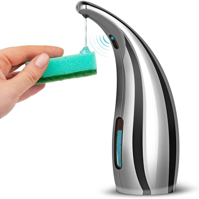 Automatic Soap Dispenser, 300ML Electric Soap Dispenser with Sensor, IPX6 Waterproof Soap Dispenser for