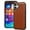 Brown, variant on for iPhone 16 PU Leather Case, Slim Shockproof TPU Silicone Bumper Camera and Screen Protective Phone Cover Classic Sythetic Leather Lightweight Case for iPhone 16, Brown