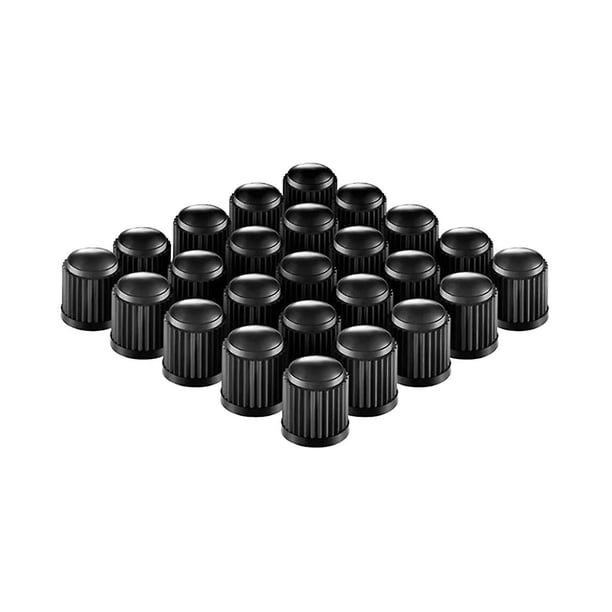 1000 piezas tapa de Válvula de neumático de bicicleta DENGXMXG negra Tapas de plástico profesionales Válvula de protección a prueba de fugas para bicicleta Motor coche