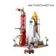 thumbnail image 2 of Bloques de construcción de modelo de lanzamiento de cohete espacial para niños, juguete de ladrillos de nave espacial, Lanzadera de estación espacial de ciudad, astronauta, juguetes de Navidad, 2 of 5